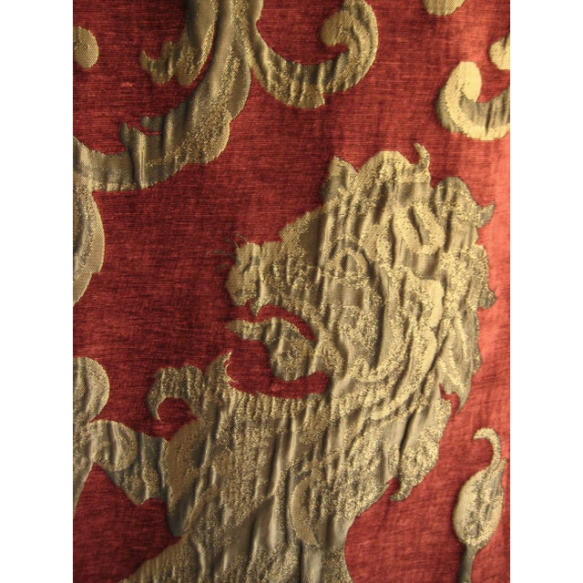 Textile Early 20th Century French Royal Coat of Arm Tapestry For Sale - Image 7 of 8