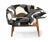 Fried egg right lounge chair sheepskin patchwork mix by warm nordic dimensions: d 99 x w 68 x h 68 cm material: sheepskin,...