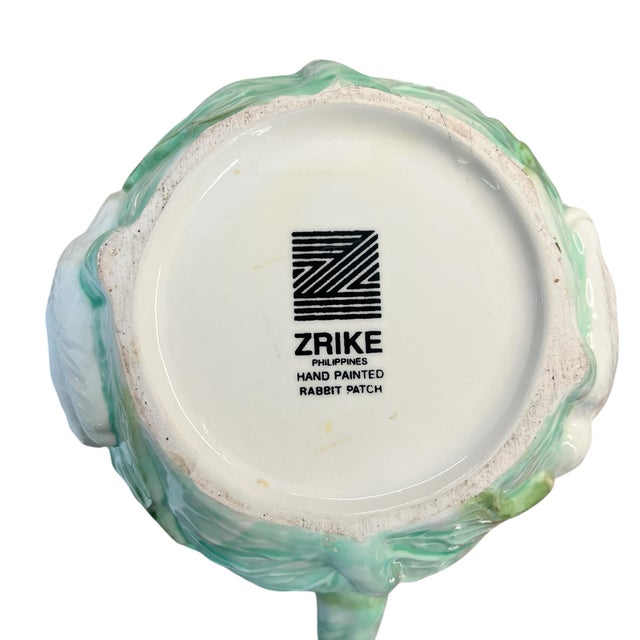 Vintage Rabbit Cabbage Patch Pitcher For Sale - Image 6 of 7