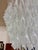 Italian Sculptural Murano Glass Chandelier in White and Clear Glass, 2000s For Sale - Image 10 of 11