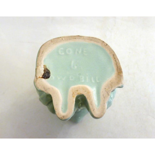 Small English Toby Jug in Pale Green Earthenware by Thomas Cone, 1890s For Sale - Image 10 of 14