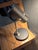 Silver Custom Made Brushed Nickel Desk Lamp For Sale - Image 8 of 10