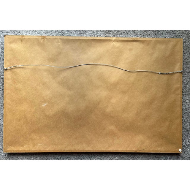 Vintage Original Large Framed Indian Hindu Wedding Painting For Sale In Philadelphia - Image 6 of 6