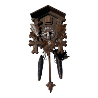 Mid 20th Century Black Forest Cuckoo Clock, Handcrafted Made in Germany #3 For Sale