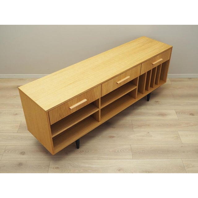 Vintage Scandinavian Oak Sideboard For Sale - Image 6 of 11