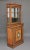 This fantastic quality 19th Century satinwood cabinet features a satinwood banded shaped cornice decorated with a...