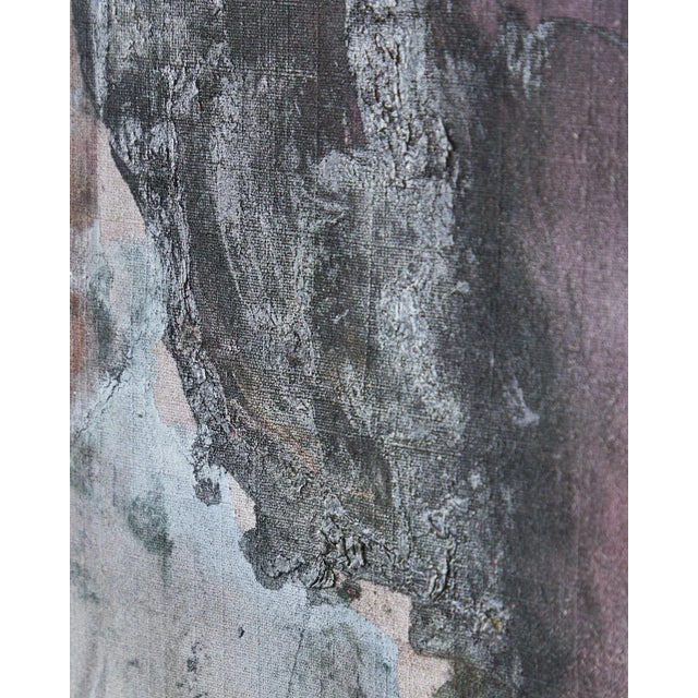 Dark Gray Decompression of Thoughts Figurative Abstract For Sale - Image 8 of 13