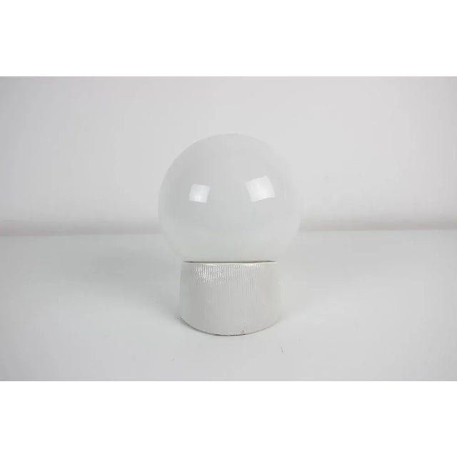 Made in Czechoslovakia. Made of porcelain, opaline glass. New Cabling 1xE27 or E26 bulb. Re-polished. Good original...