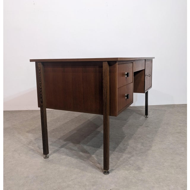 Vintage Double-Sided Desk from Combineurop, 1960s For Sale - Image 3 of 10
