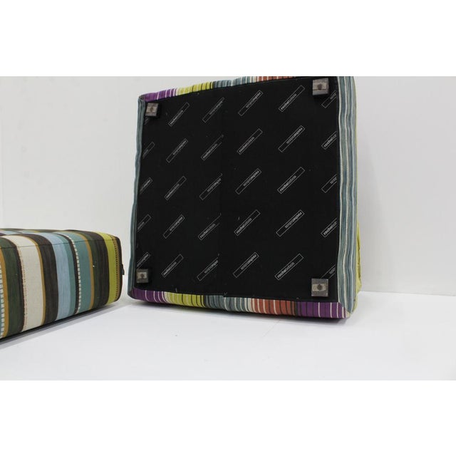 Textile Vintage Voyage Immobile Modular Lounge Sofa from Roche Bobois, 1990s, Set of 4 For Sale - Image 7 of 15