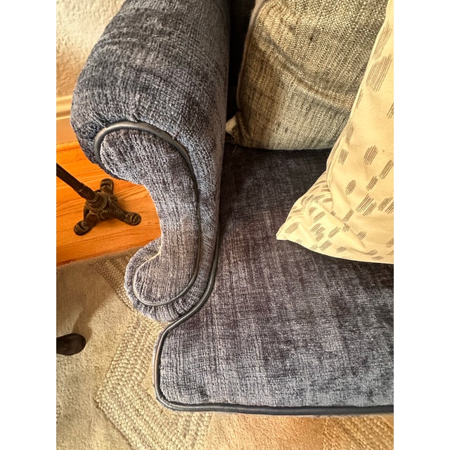Late 20th Century Newly Upholstered Kravetcouture & Houles Wingback Chair Set of 2 For Sale - Image 5 of 6