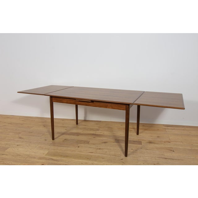 Mid-Century Modern Extendable Rosewood Dining Table, Denmark, 1960s For Sale - Image 9 of 18