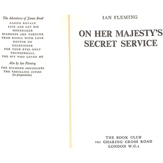 FLEMING, Ian [255] pp. The Book Club 1963 7 1/2" x 5"