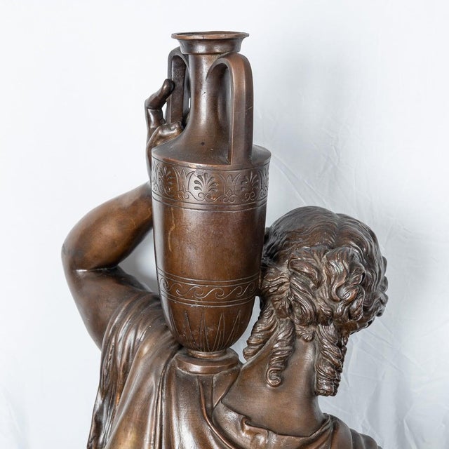 J. L. Maillet, Figurative Sculptures, Late 1800s, Bronzes, Set of 2 For Sale - Image 17 of 18