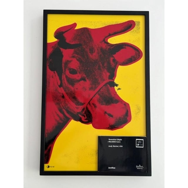This Pop Art imited-edition (15/49) porcelain work was produced by Rosenthal using Andy Warhol’s iconic portrait of the...