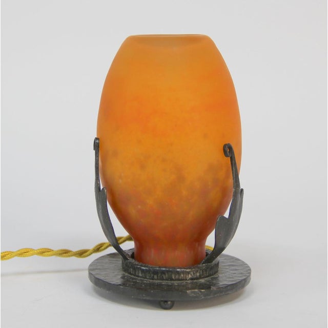 Black Art Deco Perfume Lamp from Robj., 1920s For Sale - Image 8 of 8