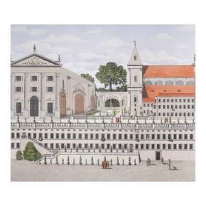 Sample - Schumacher x Johnson Hartig Piazza Firenze Panel Set in Document