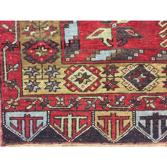 Turkish Vintage Turkish Oushak Runner Rug, 4ft 11in X 12ft 10in For Sale - Image 3 of 8