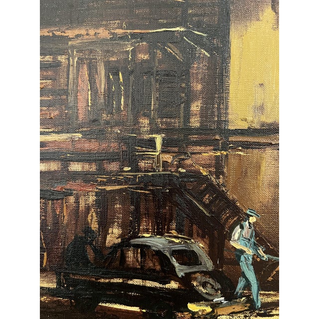 Sergio Cecchi, Paysage, Genève, Oil on Canvas, Framed For Sale - Image 8 of 13