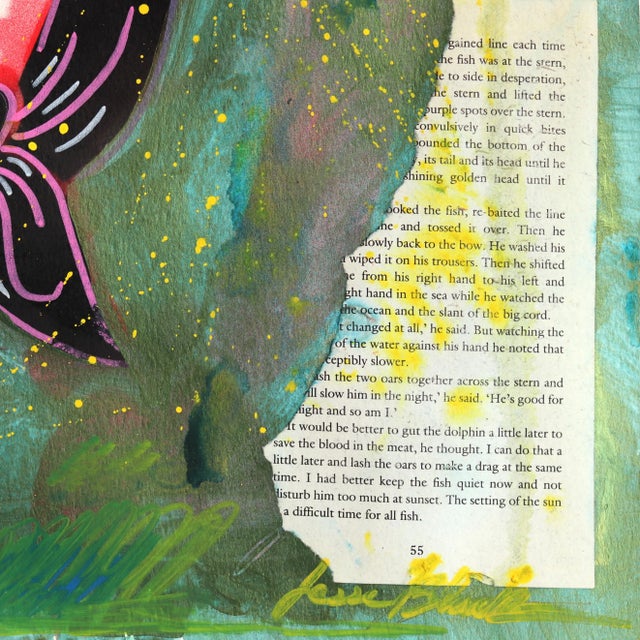 Love Hurt - Colorful Figurative Pin Up Cowgirl Western Mixed Media Original Artwork by Jesse Black For Sale - Image 4 of 6