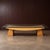 Postmodern Vintage Italian Glass-Wood CoffeeTable | Postmodern 1970s Style | Sculptural Tempered Glass For Sale - Image 3 of 6