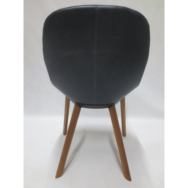 Contemporary Walter Knoll Sheru Armchair in Grey Fabric (New) For Sale - Image 3 of 8