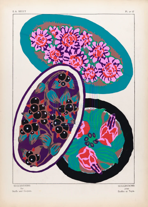 Ea Seguy Suggestions Pour Étoffes Et Tapis, Plate 17