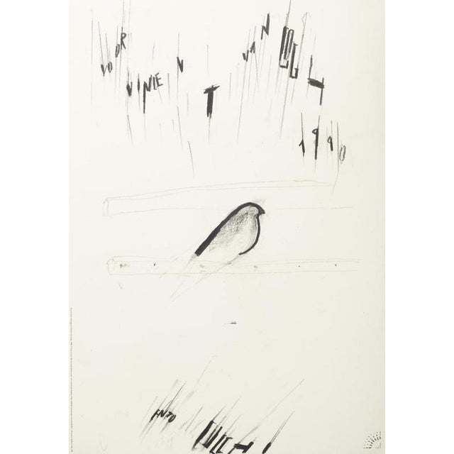 Homage to Van Gogh Poster by Enzo Cucchi, 1990 For Sale - Image 6 of 6