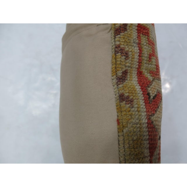 Late 20th Century Zabihi Collection Turkish Oushak Pillow For Sale - Image 5 of 5