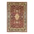 Mogul Collection Hand-Knotted Area Rug - Red 5' 10" x 8' 10" For Sale - Image 4 of 4