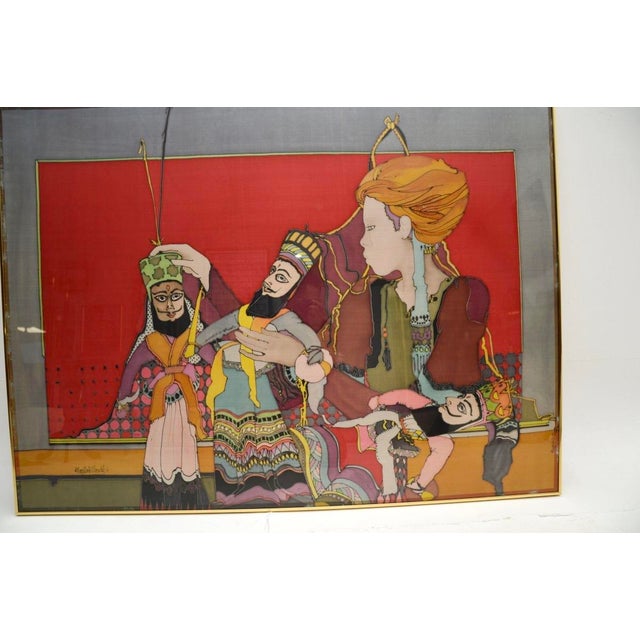 A large and very impressive vintage framed silkscreen print. It is signed, we don’t know a great deal about it except that...