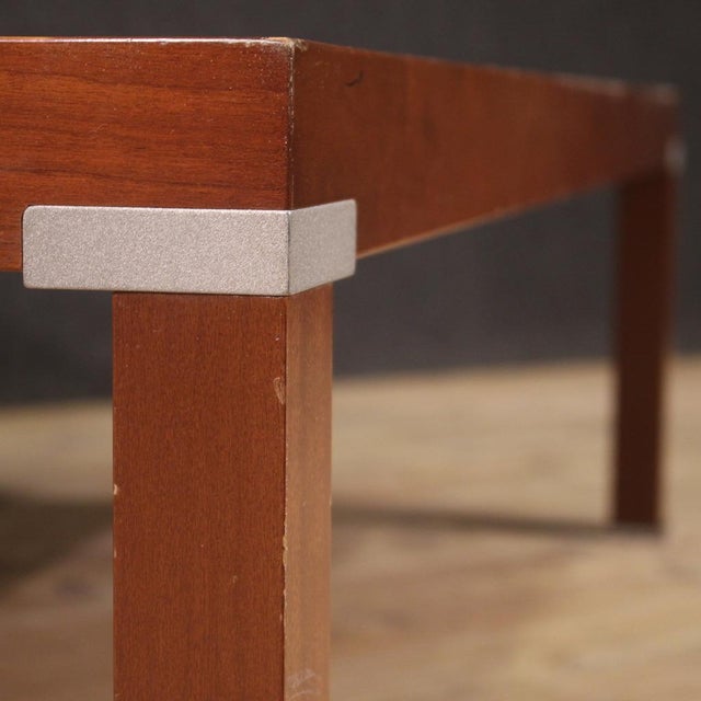 Vintage Coffee Table in Cherry, 1980 For Sale - Image 10 of 11