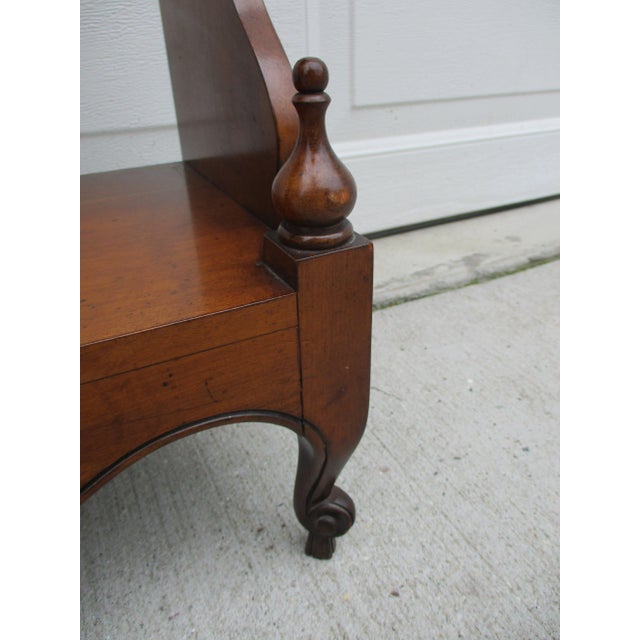 Wood Antique Mahogany Etagere Floor or Wall Mount For Sale - Image 7 of 11