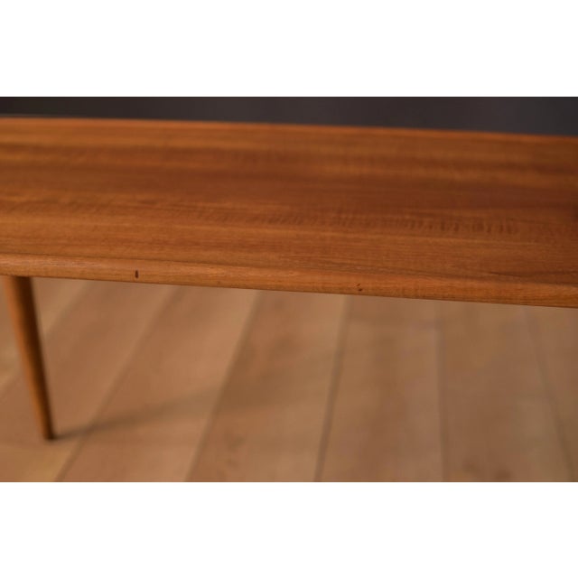 Wood Vintage Danish At-11 Solid Teak Coffee Table by Hans J. Wegner For Sale - Image 7 of 10