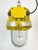 Mid-Century Modern Industrial Yellow Explosion Proof Lamp from Elektrosvit, 1990s For Sale - Image 3 of 16