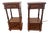 Antique French Renaissance Revival Nightstands Marble Top Commode Bed Cabinets For Sale