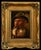 Bernd Funke, German Portrait of a Gentleman with Pipe, 20th Century, Oil on Board For Sale - Image 4 of 5