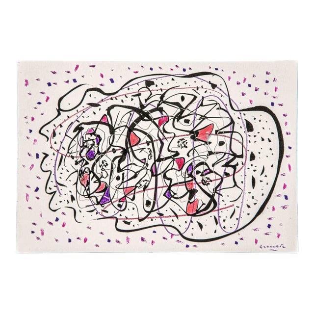 Maurizio Gracceva, Abstract Composition, Original Drawing, 2010 For Sale
