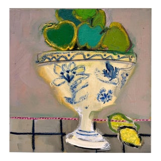 "Vintage Compote" Original Painting by Shann Spishak For Sale
