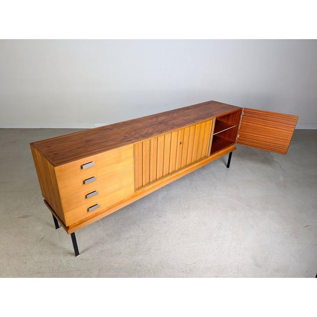 Midcentury Modern Sideboard in Walnut from Famöla Möbel For Sale - Image 11 of 14