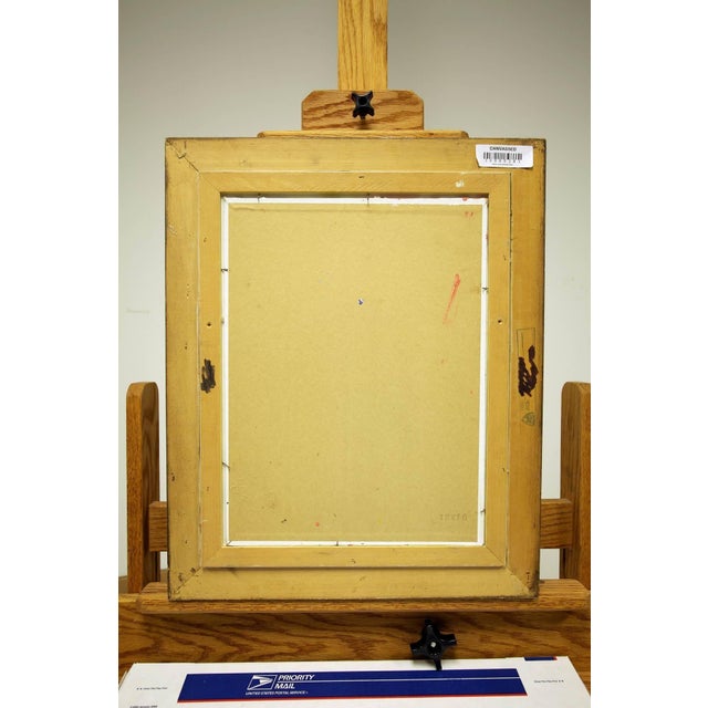 Expressionism Unknown, Elderly Rabbi 20th Century Judaica Portrait For Sale - Image 3 of 3