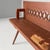 Wood Art Deco Italian Bench in Red Wood, 1930s For Sale - Image 7 of 18