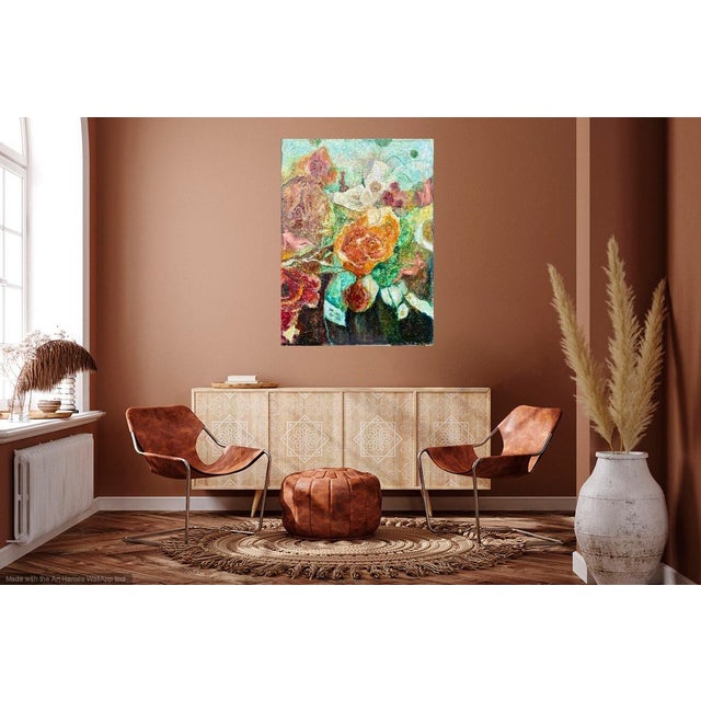 Contemporary " Garden Nymphs" Original Oil Painting by Sonia Gold For Sale - Image 3 of 17
