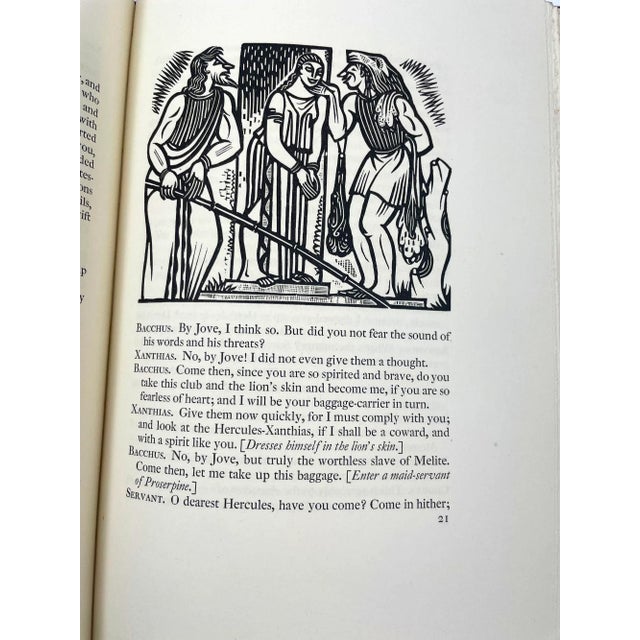The Frogs by Aristophanes Hardcover in Slipcase Signed and Numbered Ltd Ed. 1937 For Sale - Image 12 of 12