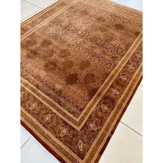 Tabriz Wool Rug - 8'2" X 10' For Sale - Image 11 of 12