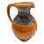 1980s French Provence Multi-Color Glazed Decorative Ceramic Pitcher For Sale