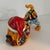 Ceramic Talavera Mexican Pottery Dog Hound, Christmas Puppy, Hand Painted Dog Statue For Sale - Image 7 of 12