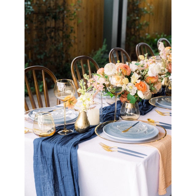 Soft, gauzy, and luxuriously long, our Organic Cotton Table Runner elevates your tabletop with effortless layering. Made...