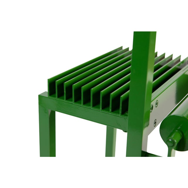 Mid-Century Modern Robert Whitton Prototype Chair #2 in Green For Sale - Image 3 of 6