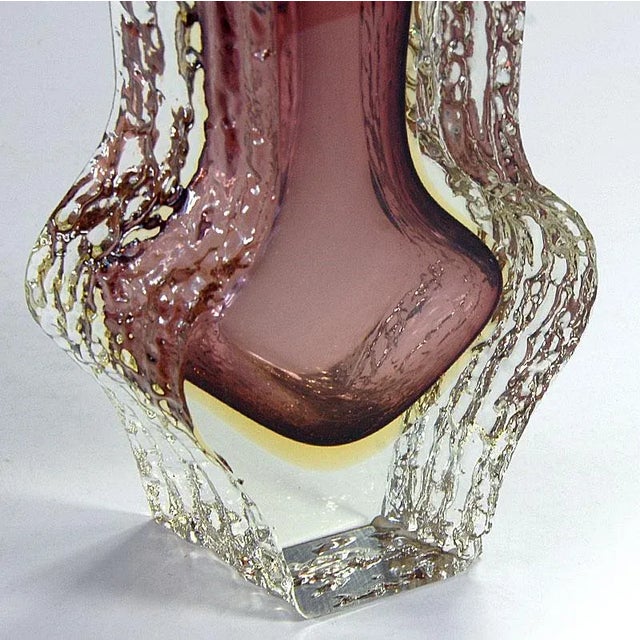 Italian Murano Sommersed Vase by Alessandro Mandruzzato, 1960s For Sale - Image 8 of 10